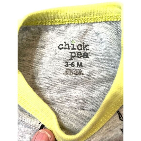 Chick‎ Pea Safari Animals Shorts Outfit Gray Black 3-6 months Baby Infant Boy - Picture 6 of 9